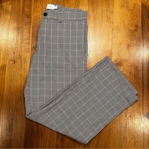 Topman Houndstooth Wide Leg Trousers